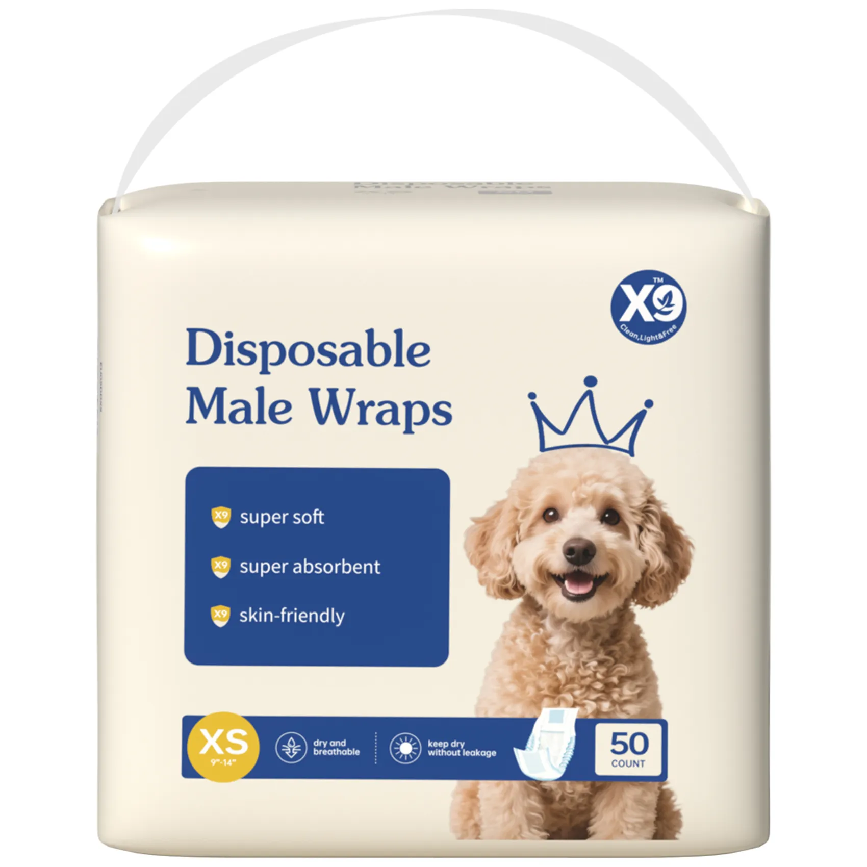 XS / Waist 9"-14" / 50 Count