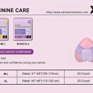 X9 Cloud Disposable Overnight Period Underwear