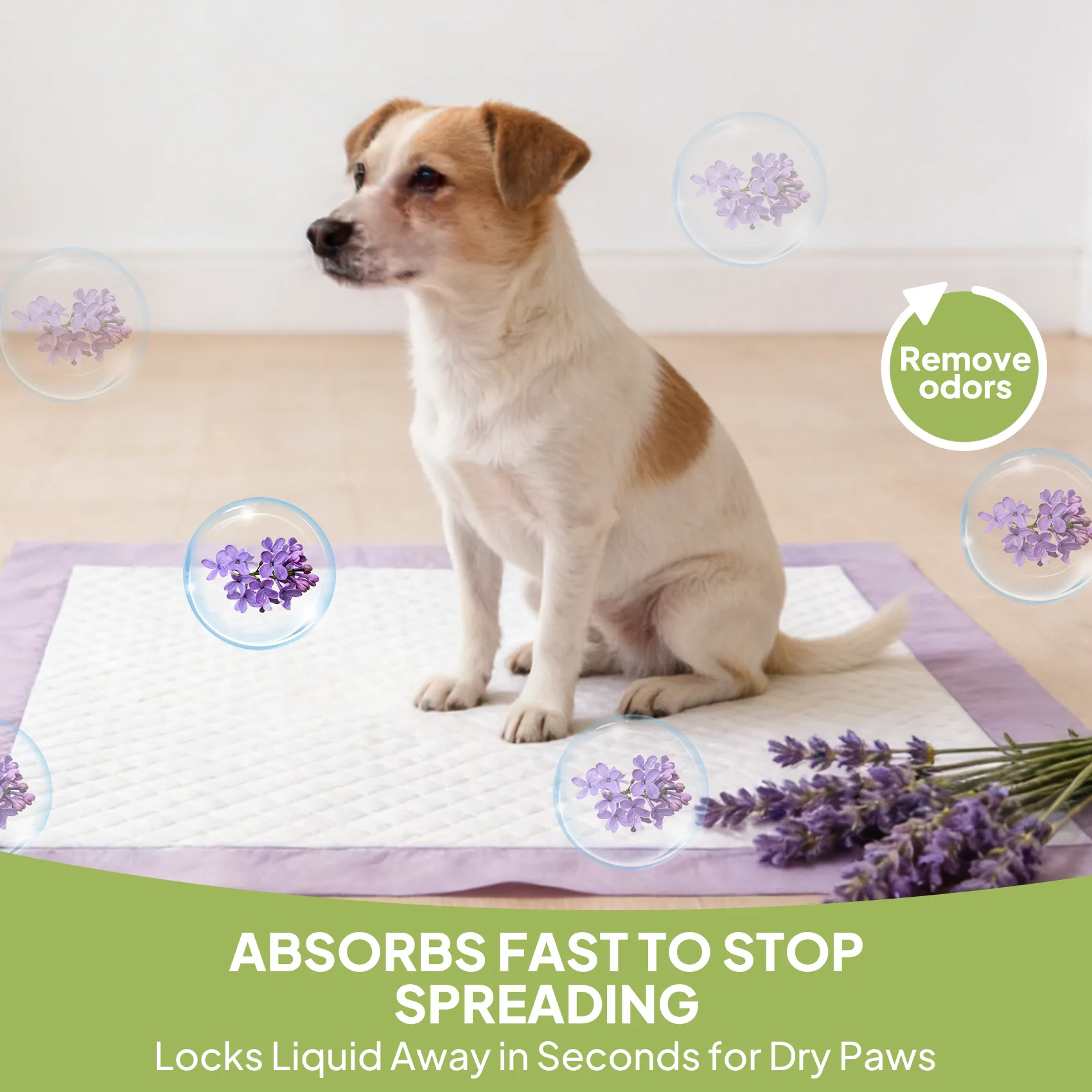X9 Lavender Scented Disposable Underpads – 50 Count