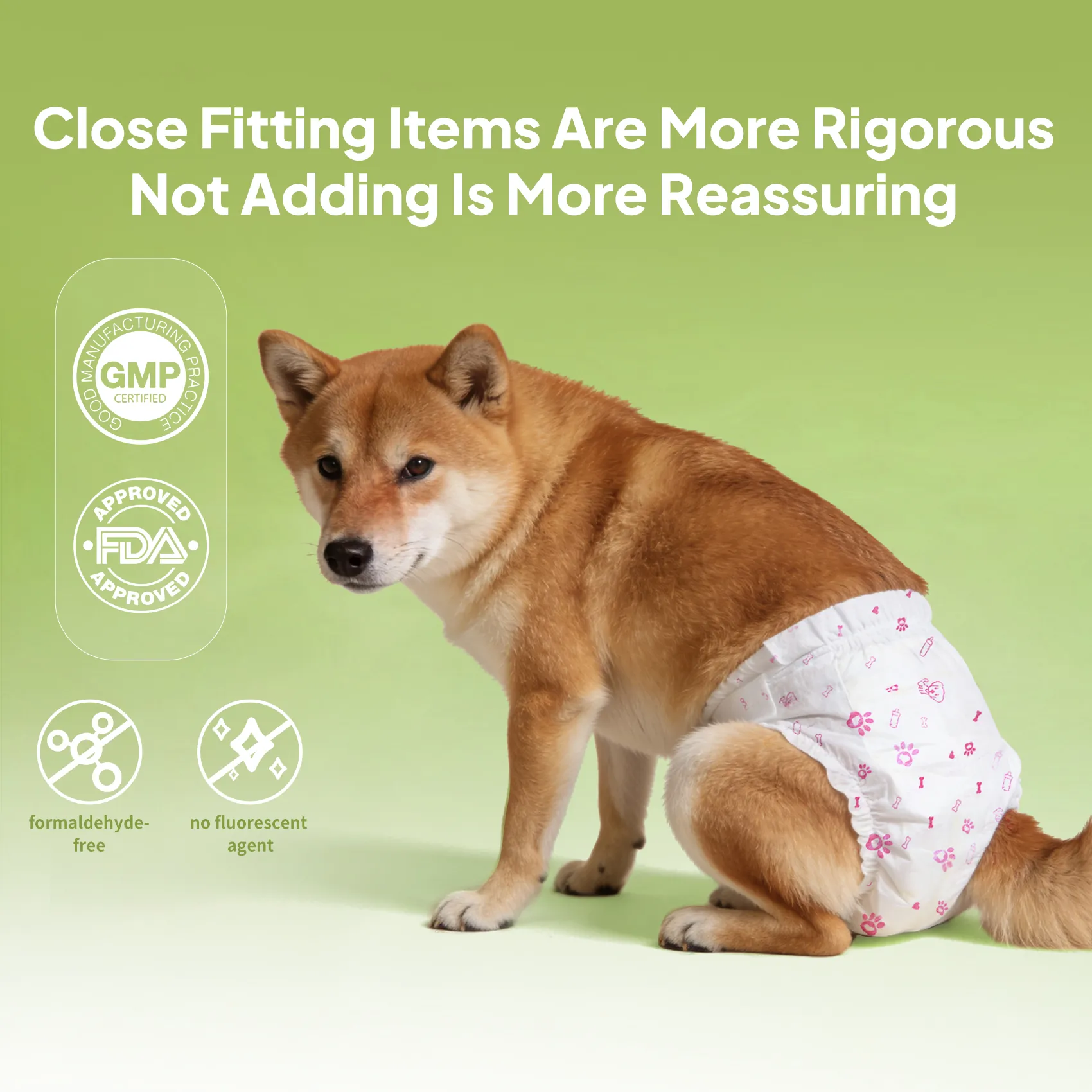 X9 Disposable Dog Diapers for Female Dogs – 32 Count