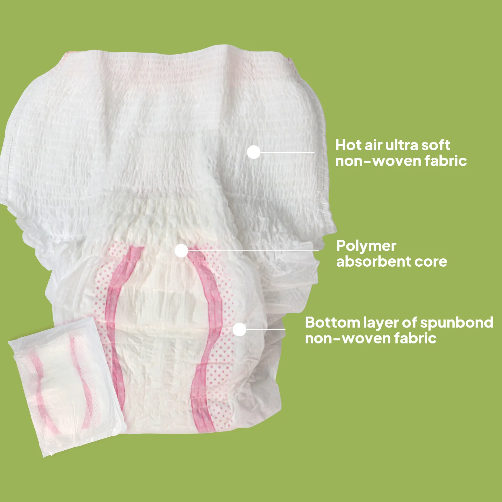 X9 Overnight Disposable Period Underwear for Heavy Flow