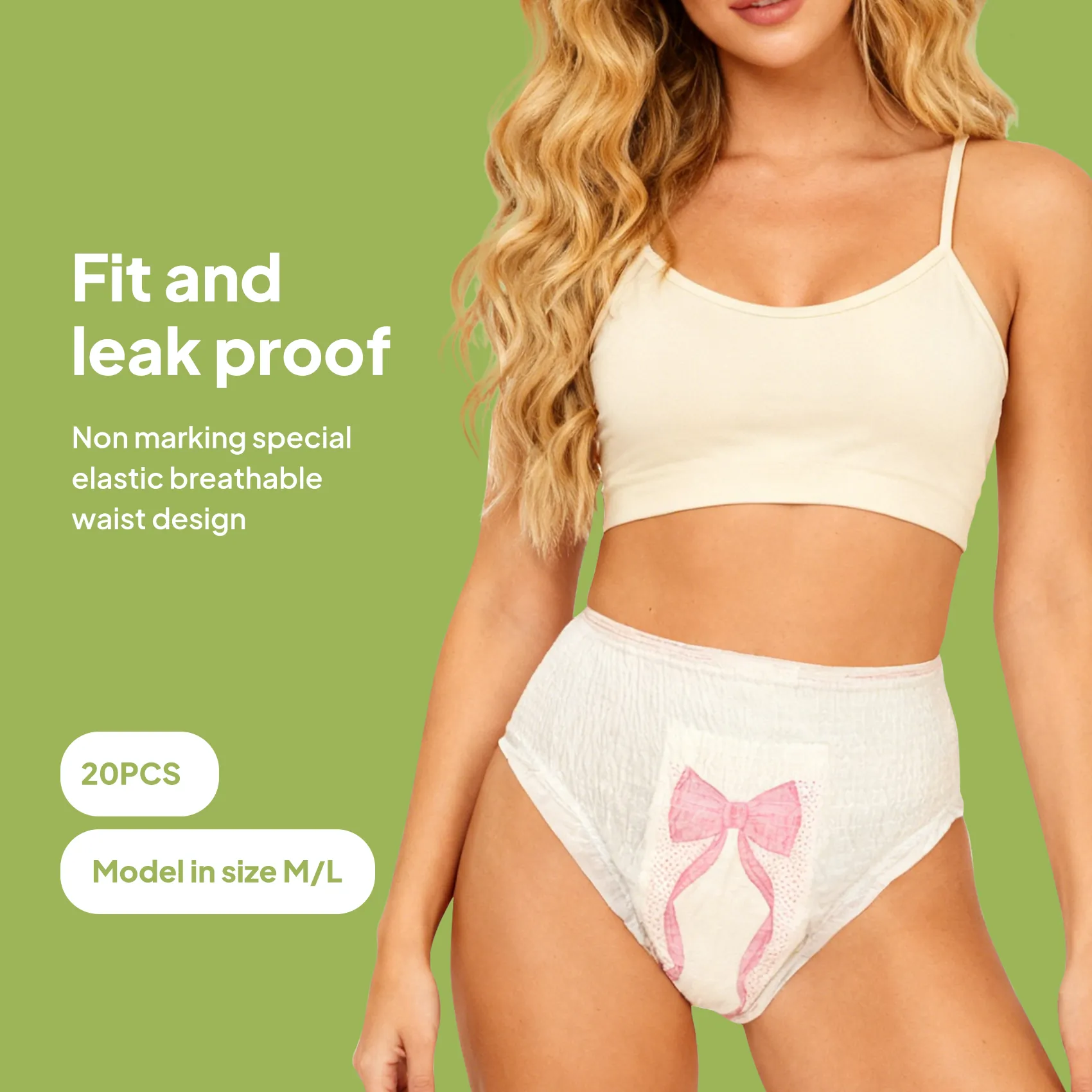 X9 Overnight Disposable Period Underwear for Heavy Flow